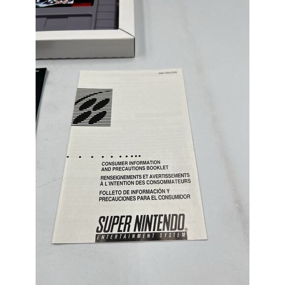 NHL Stanley Cup (SNES, 1993) Complete In Box Manual Tested Excellent Condition - Picture 6 of 11